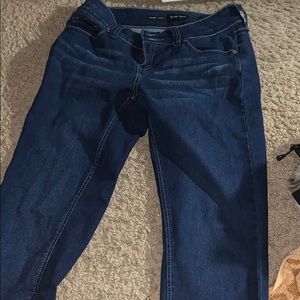 Dark Denim Rampage Curvy Jeans(Juniors)